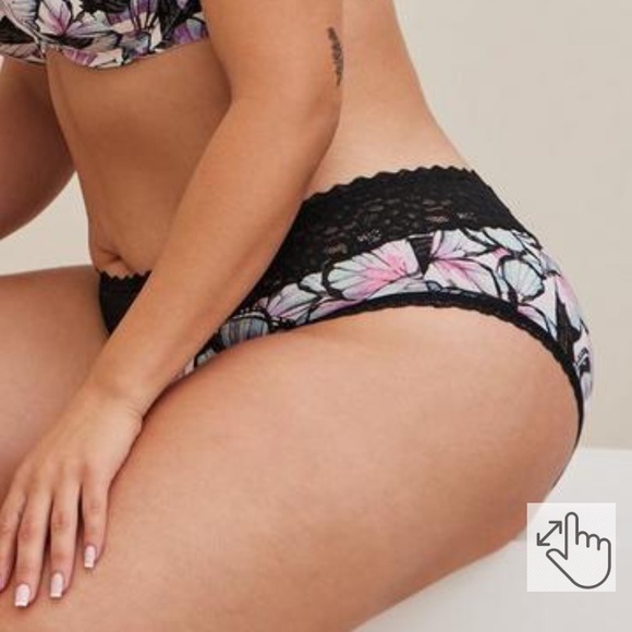 Torrid Hipster Panty! Lace Trim! NWT! Sizes 0X-4X - Picture 3 of 9